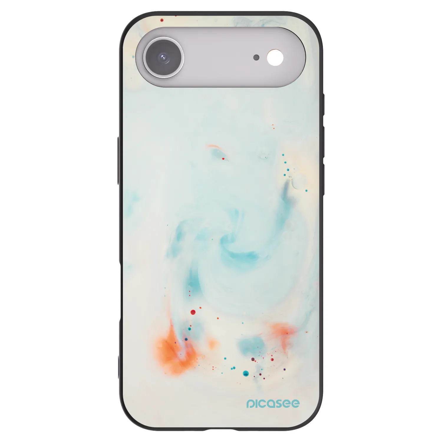 Picasee Apple iPhone Air Hülle - Schwarzes Silikon - Splash