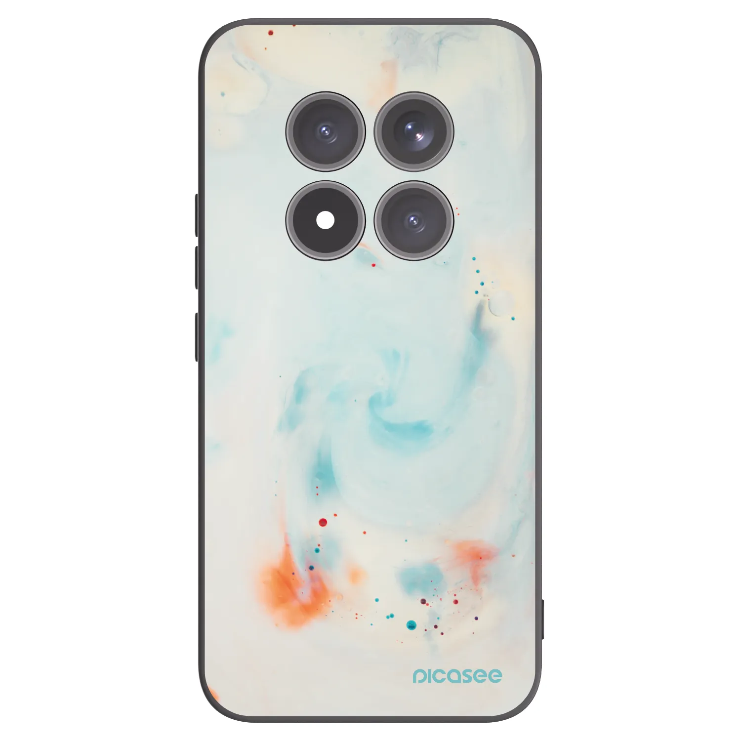 Picasee Xiaomi Redmi Note 15 Pro+ Hülle - Schwarzes Silikon - Splash