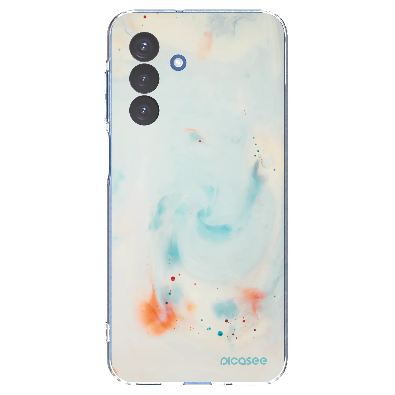 Picasee Samsung Galaxy A17 5G Hülle - Transparentes Silikon - Splash