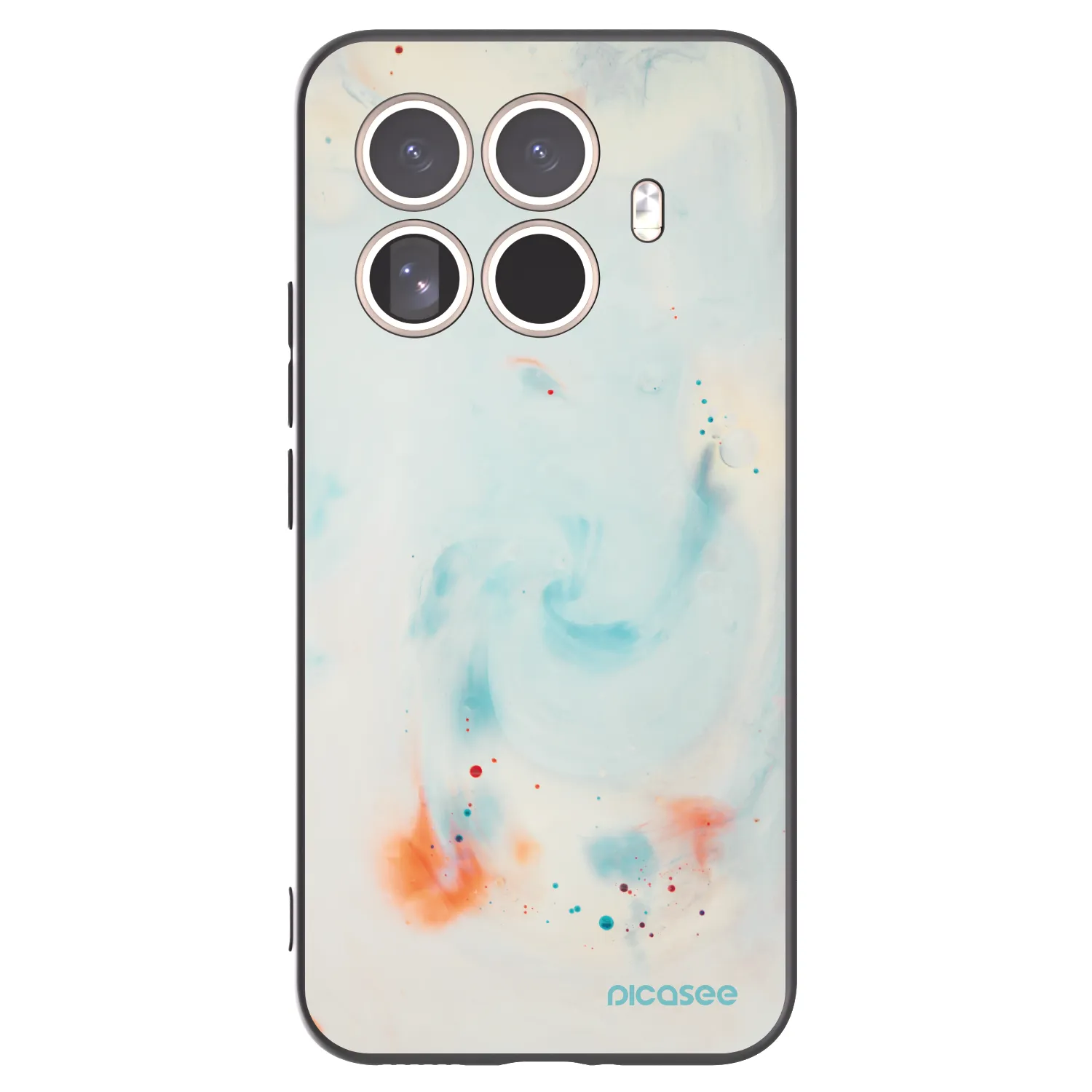 Picasee Xiaomi 15T Pro Hülle - Schwarzes Silikon - Splash