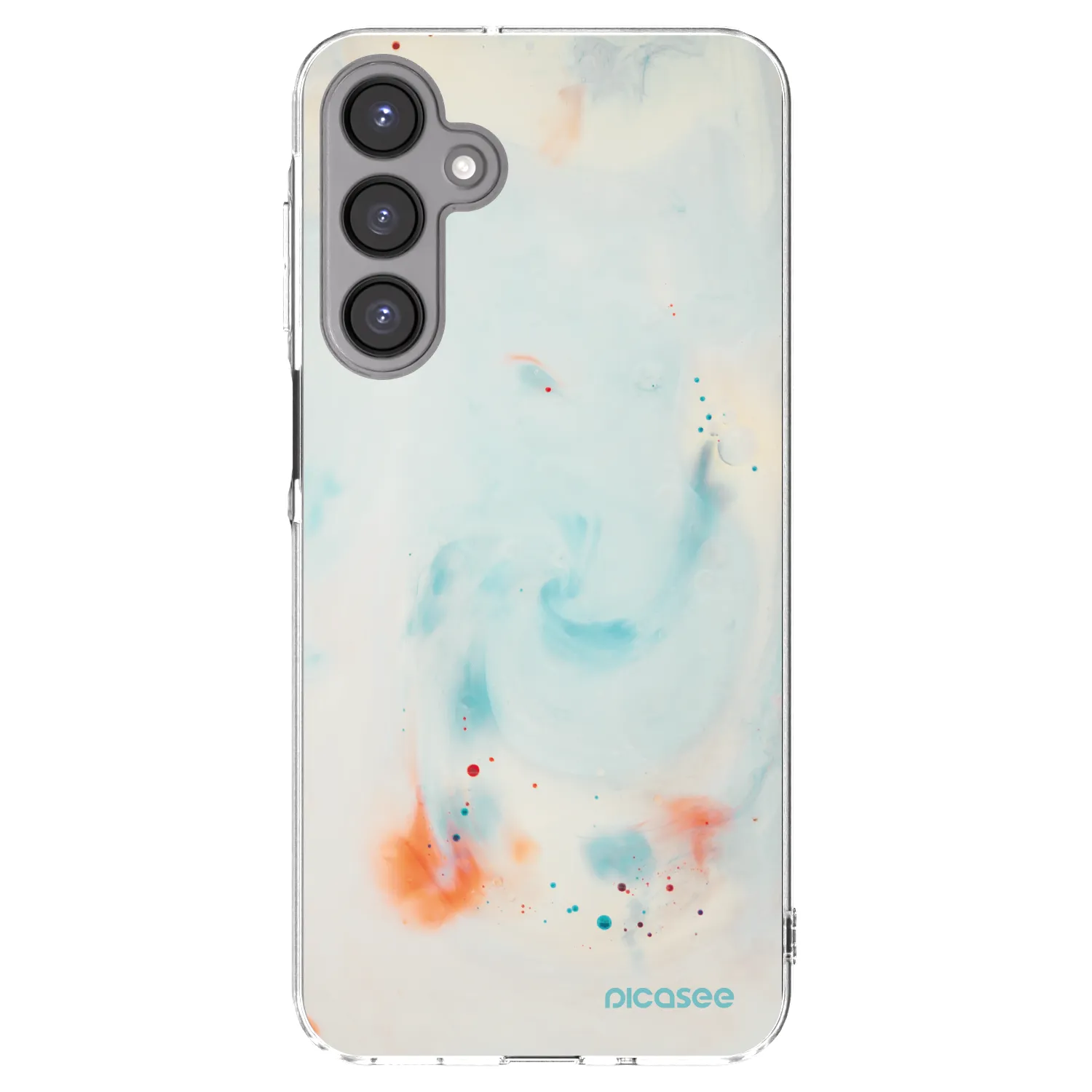 Picasee Samsung Galaxy A16 4G Hülle - Transparentes Silikon - Splash