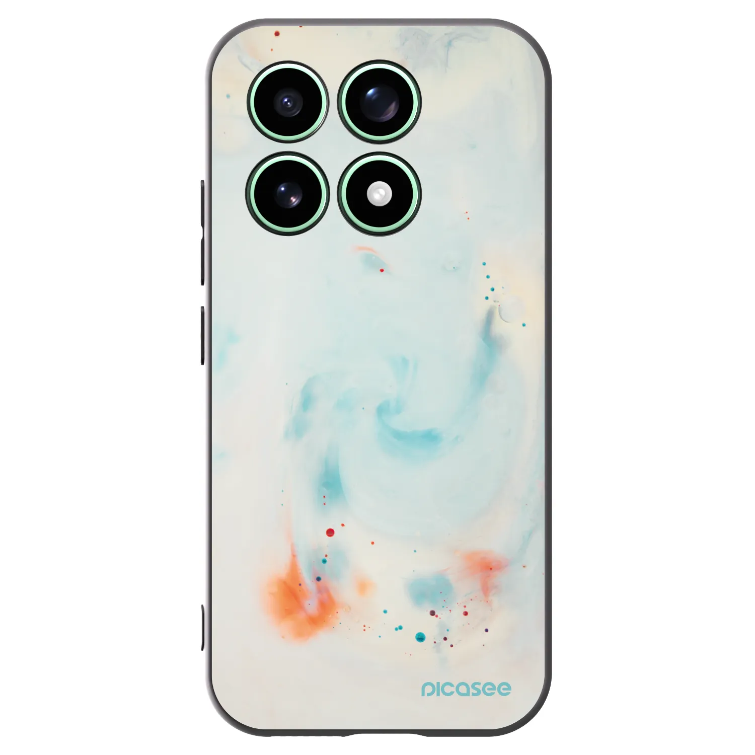 Picasee Xiaomi 17 Hülle - Schwarzes Silikon - Splash