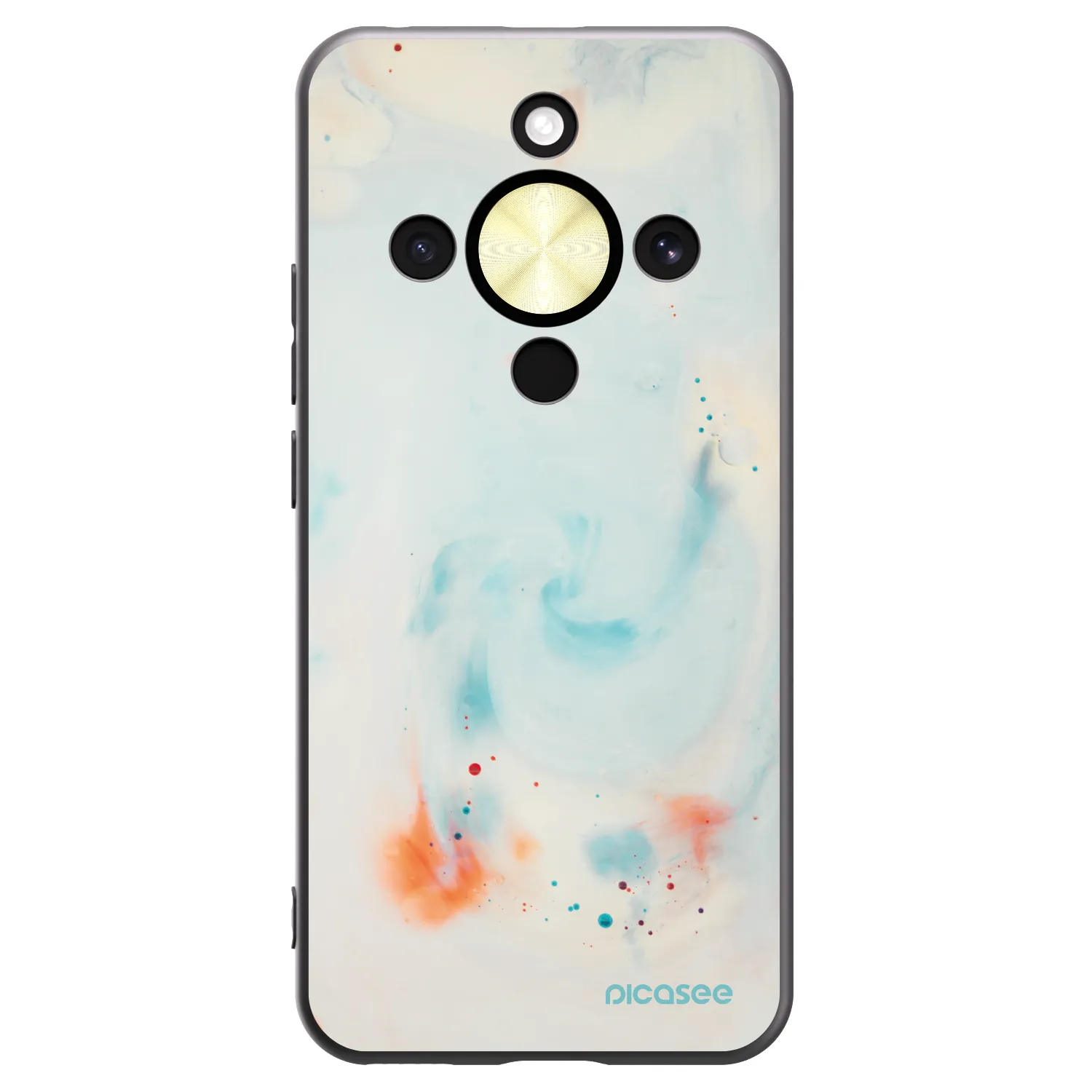 Picasee Honor Magic8 Lite 5G Hülle - Schwarzes Silikon - Splash