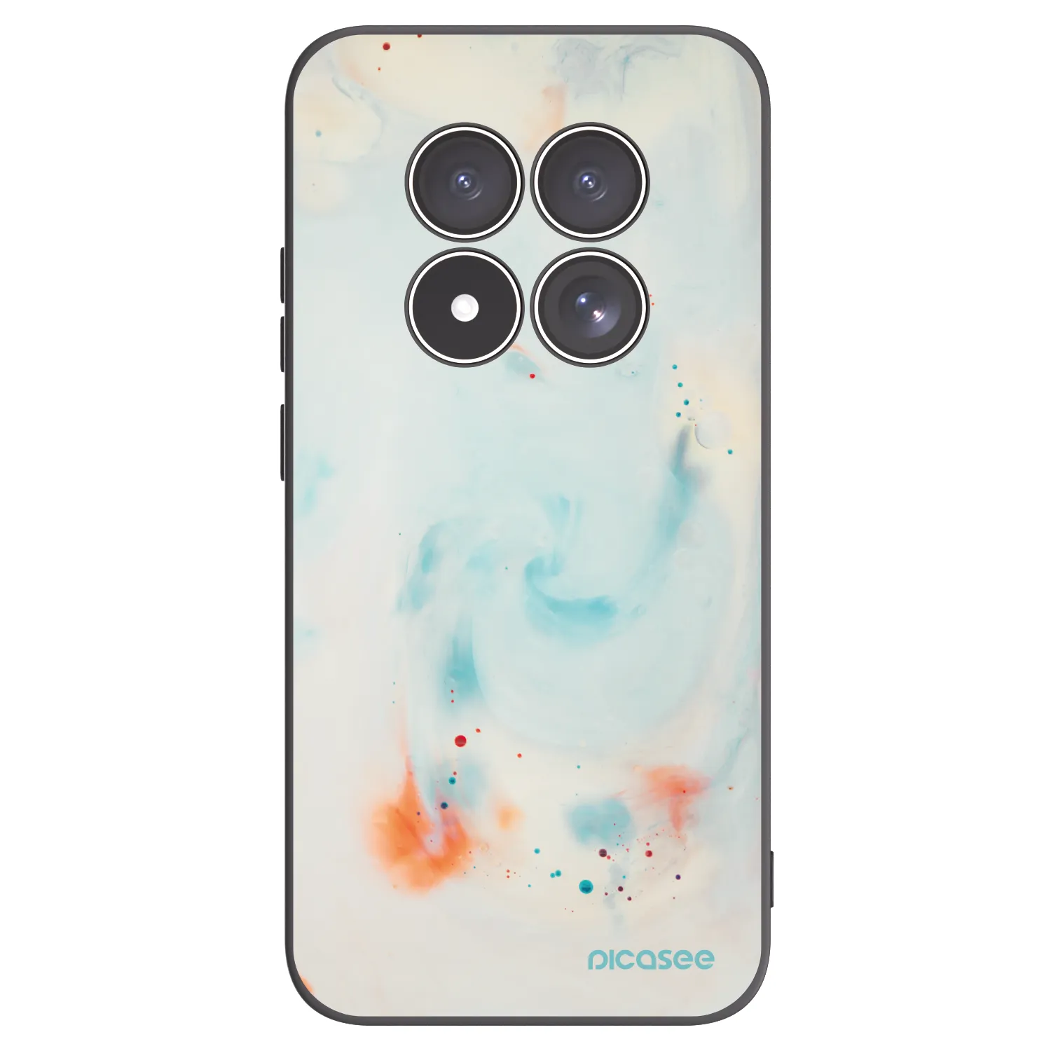 Picasee Xiaomi Redmi Note 15 Pro 5G Hülle - Schwarzes Silikon - Splash
