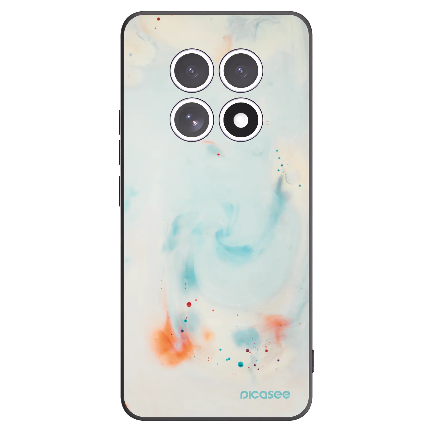 Picasee Xiaomi Redmi Note 15 5G Hülle - Schwarzes Silikon - Splash