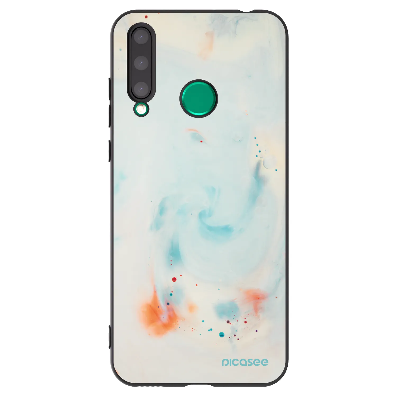 Picasee Honor 20 Lite Hülle - Schwarzes Silikon - Splash