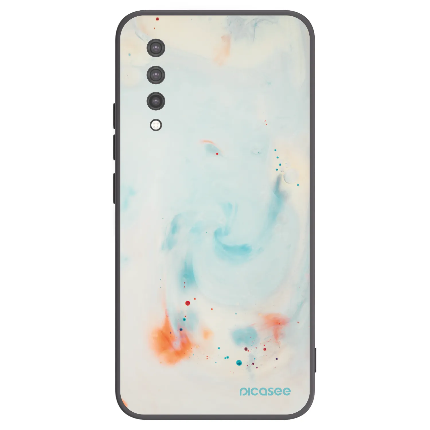 Picasee Xiaomi Mi 9 Lite Hülle - Schwarzes Silikon - Splash