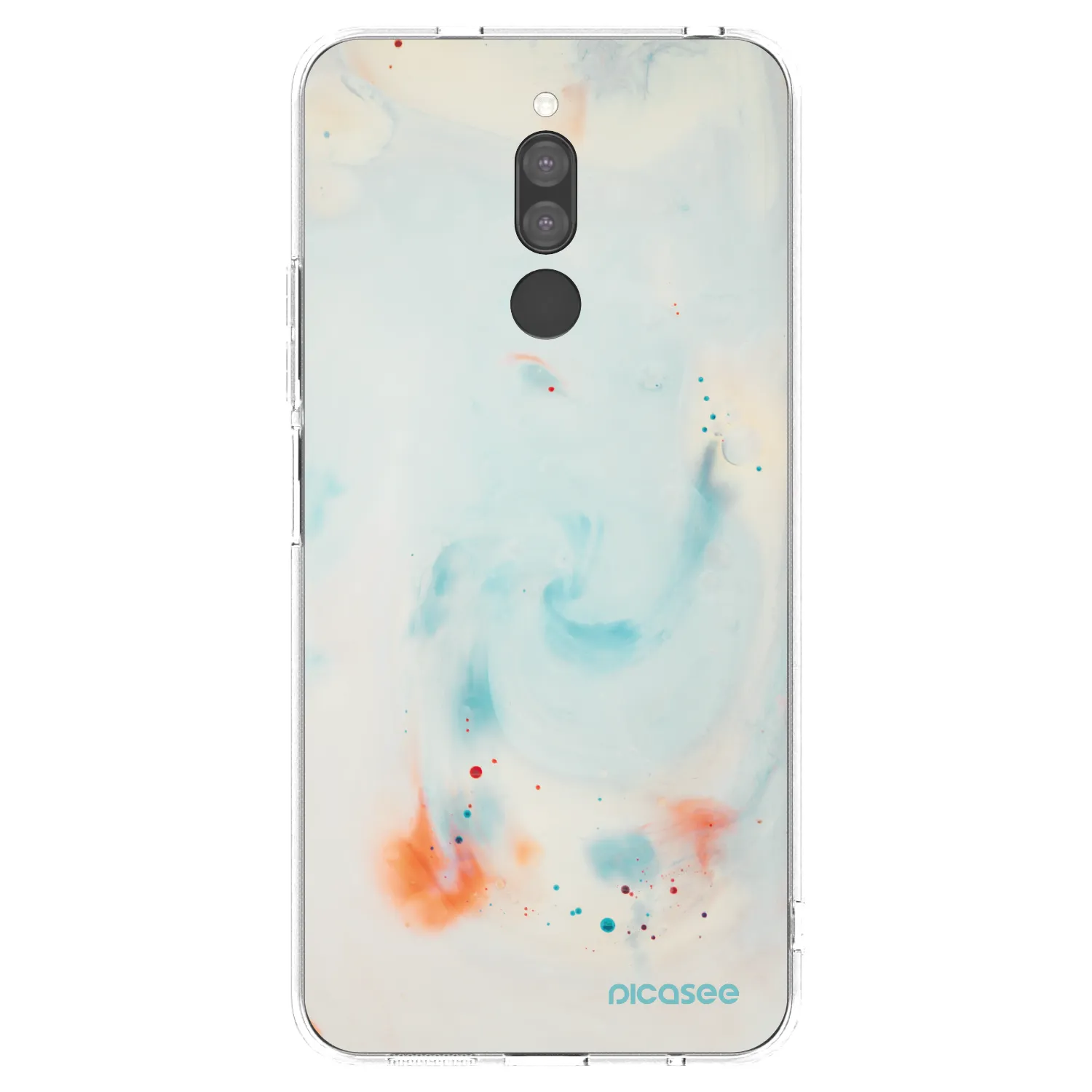 Picasee Xiaomi Redmi 8 Hülle - Transparentes Silikon - Splash