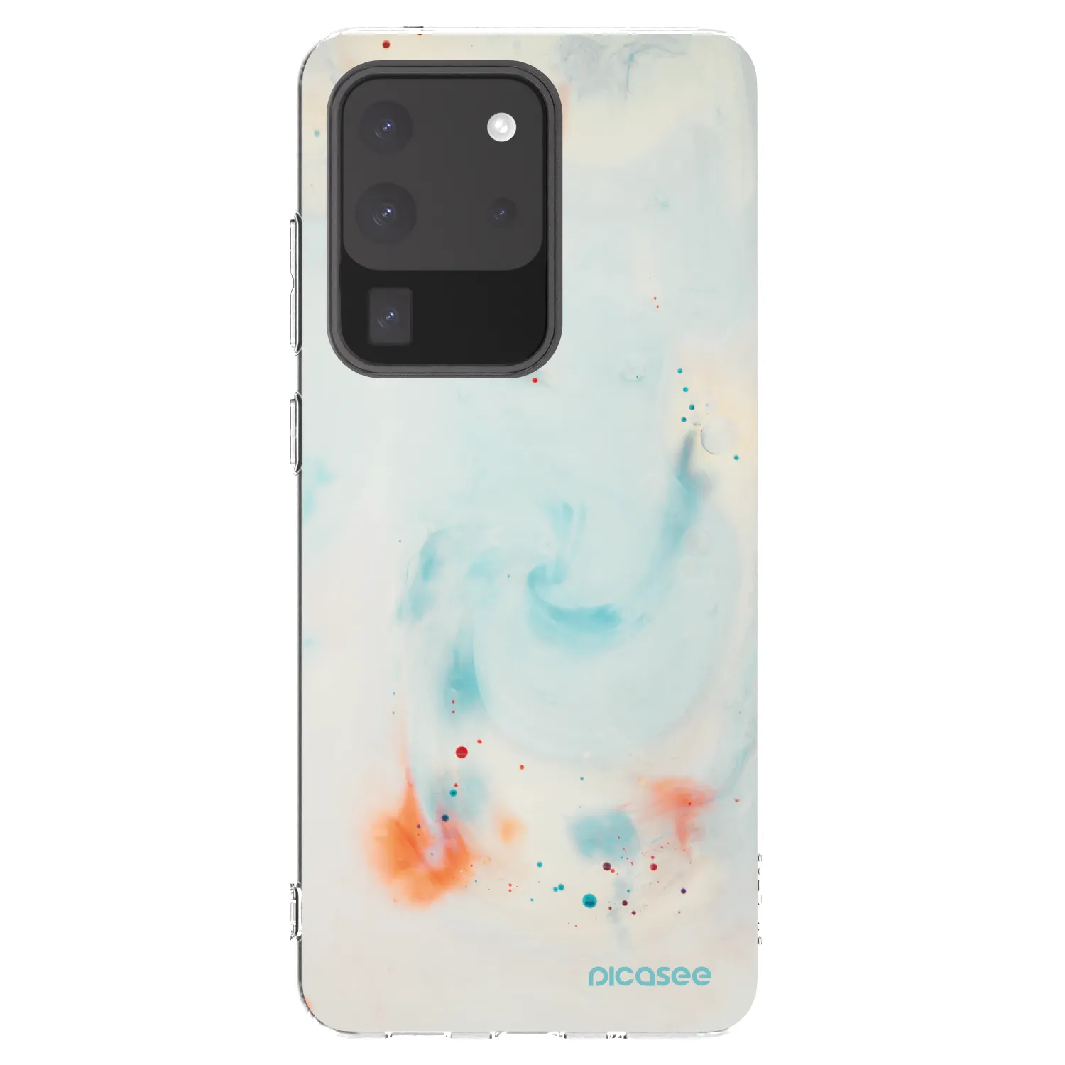 Picasee Samsung Galaxy S20 Ultra 5G G988F Hülle - Transparentes Silikon - Splash