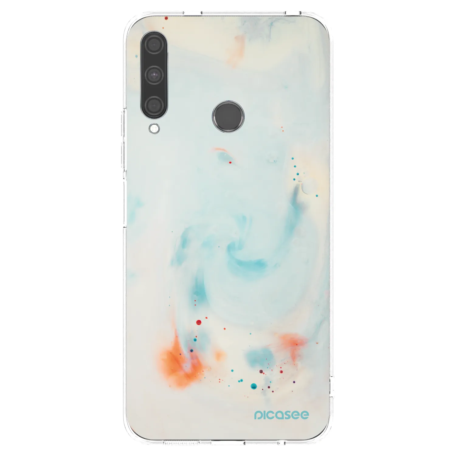 Picasee Huawei P40 Lite E Hülle - Transparentes Silikon - Splash