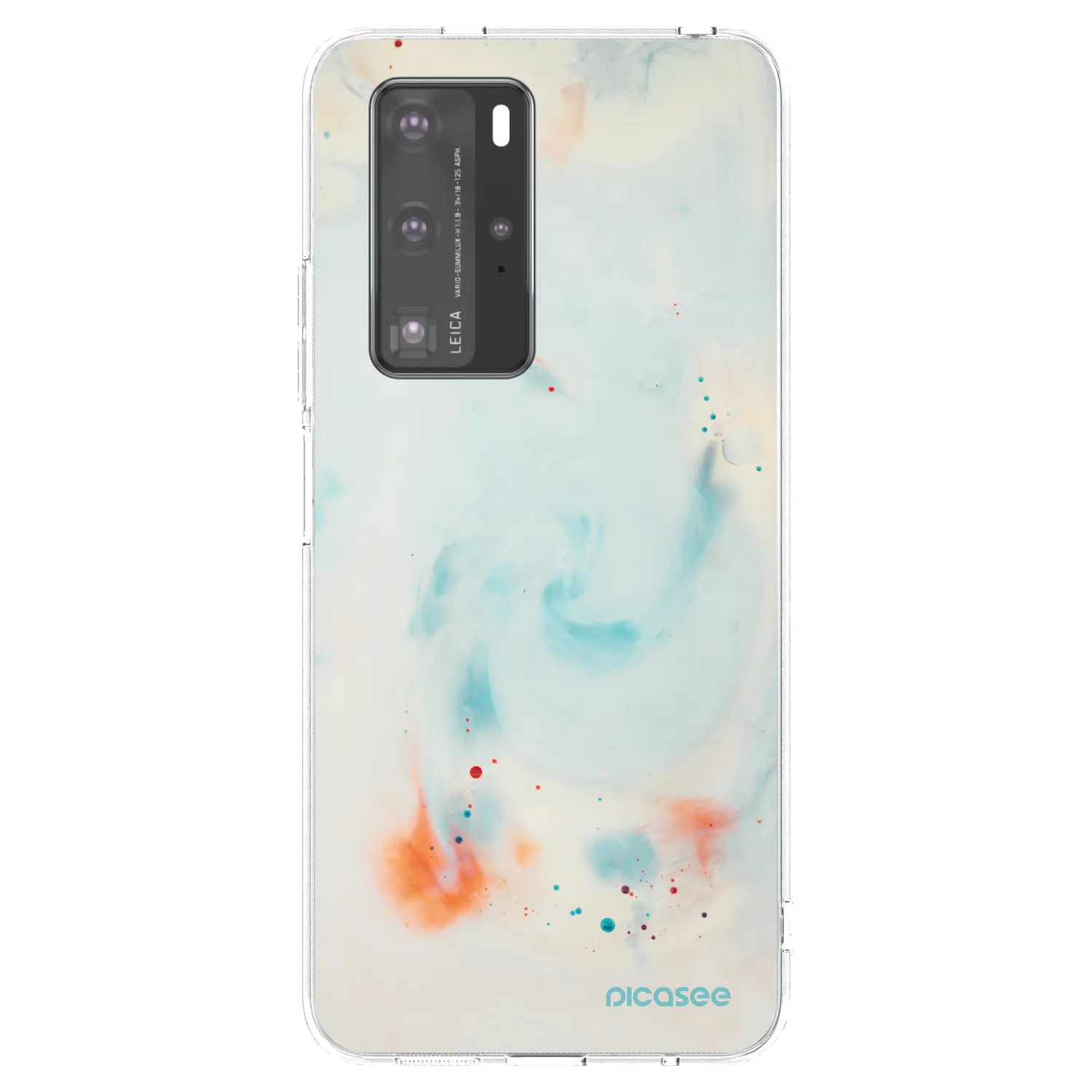 Picasee Huawei P40 Pro Hülle - Transparentes Silikon - Splash