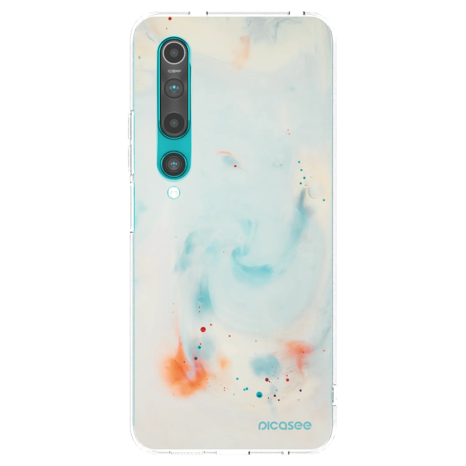 Picasee Xiaomi Mi 10 Hülle - Transparentes Silikon - Splash
