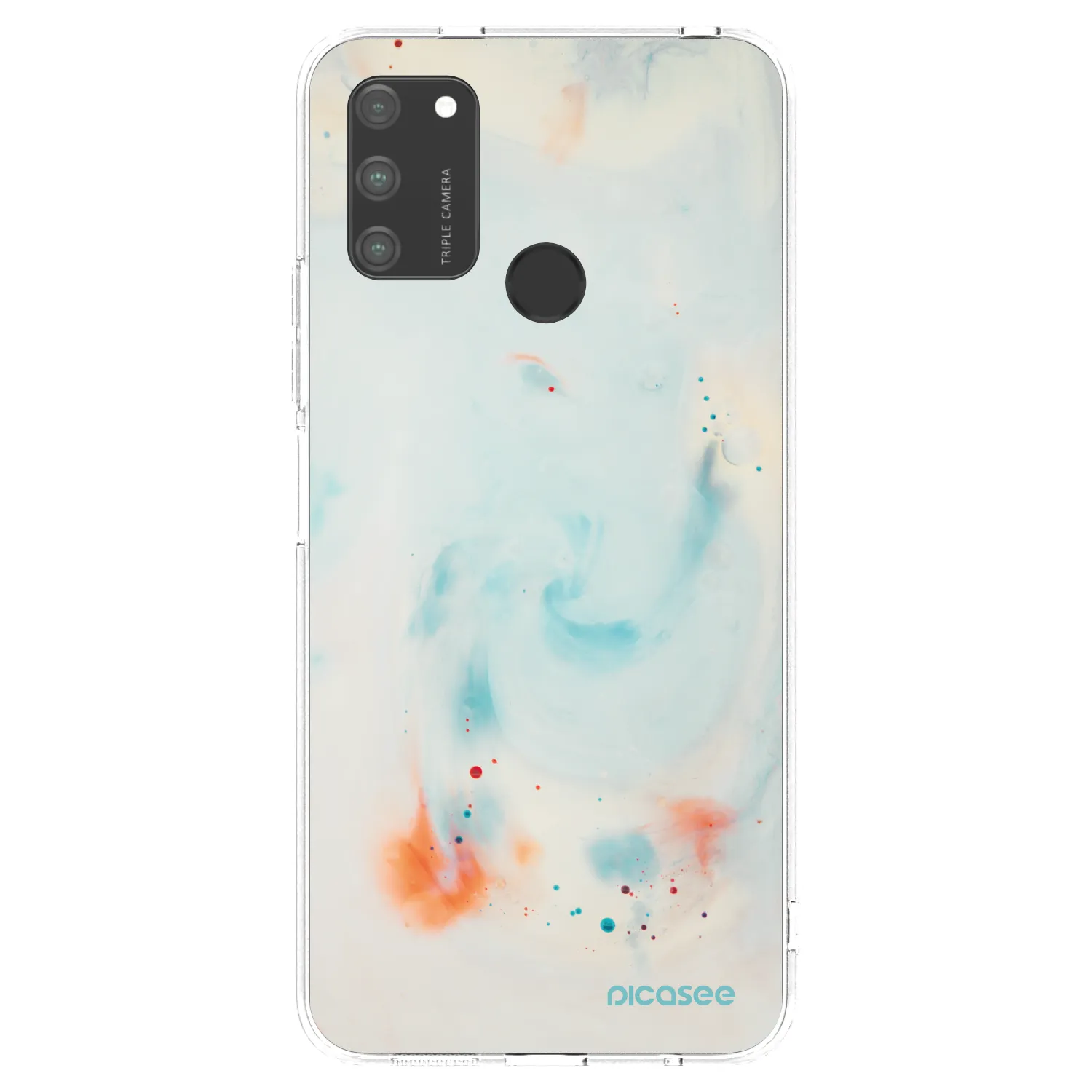 Picasee Honor 9A Hülle - Transparentes Silikon - Splash