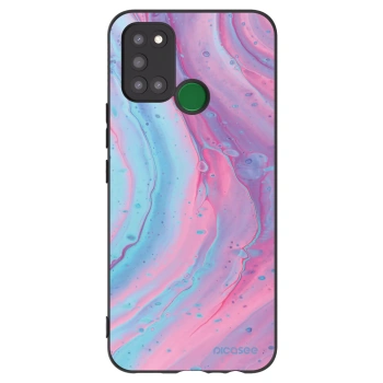 Hülle für Realme 7i - Pink liquid