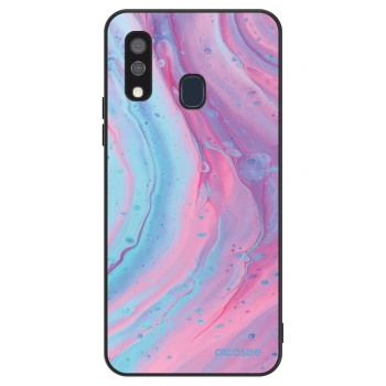 Hülle für Samsung Galaxy A40 A405F - Pink liquid