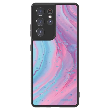Hülle für Samsung Galaxy S21 Ultra 5G G998B - Pink liquid
