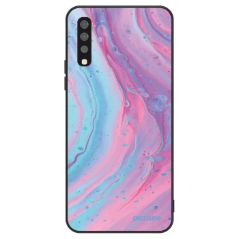 Hülle für Samsung Galaxy A70 A705F - Pink liquid