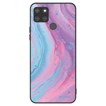 Hülle für Realme C21Y - Pink liquid