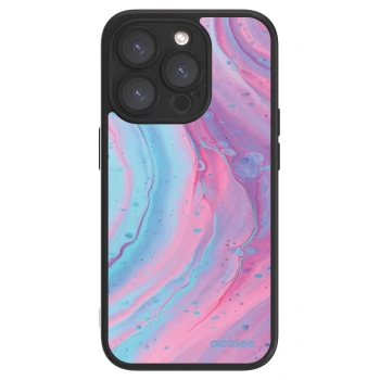 Picasee ULTIMATE CASE MagSafe für Apple iPhone 15 Pro - Pink liquid