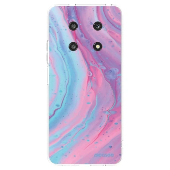 Picasee Honor Magic4 Lite 5G Hülle - Transparentes Silikon - Pink liquid