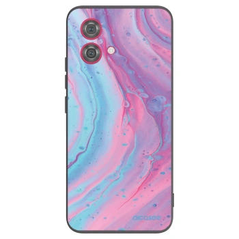 Hülle für Motorola Moto G84 5G - Pink liquid