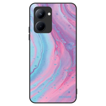 Hülle für Realme C33 (2023) - Pink liquid