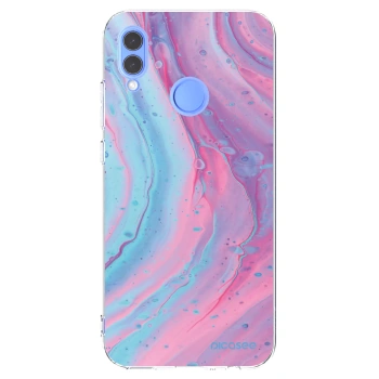 Picasee Huawei P Smart 2019 Hülle - Transparentes Silikon - Pink liquid