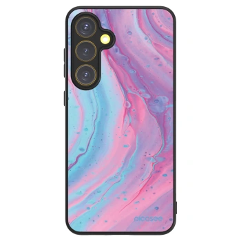 Picasee ULTIMATE CASE PowerShare für Samsung Galaxy S24 FE S721B - Pink liquid