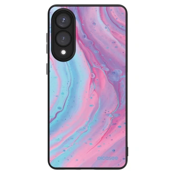 Picasee ULTIMATE CASE PowerShare für Samsung Galaxy S25 Edge 5G - Pink liquid