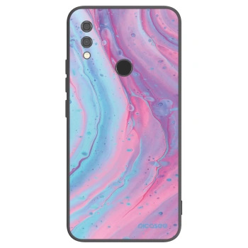 Picasee Xiaomi Redmi Note 7 Hülle - Schwarzes Silikon - Pink liquid