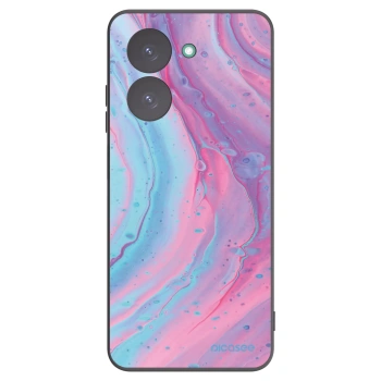 Picasee Xiaomi Redmi A5 Hülle - Schwarzes Silikon - Pink liquid