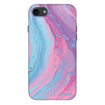 Hülle für Apple iPhone SE 2020 - Pink liquid