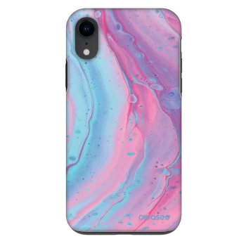 Hülle für Apple iPhone XR - Pink liquid