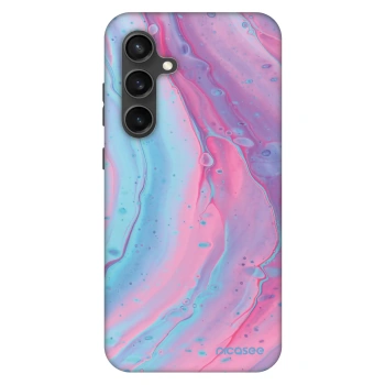 Hülle für Samsung Galaxy S24 FE S721B - Pink liquid