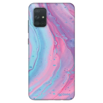 Hülle für Samsung Galaxy A71 A715F - Pink liquid