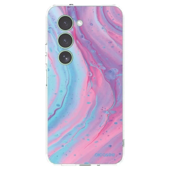 Picasee Xiaomi Redmi 15 5G Hülle - Transparentes Silikon - Pink liquid