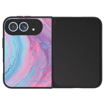 Hülle für Apple iPhone Duo - Pink liquid