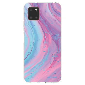 Picasee Samsung Galaxy Note 10 Lite N770F Hülle - Transparentes Silikon - Pink liquid