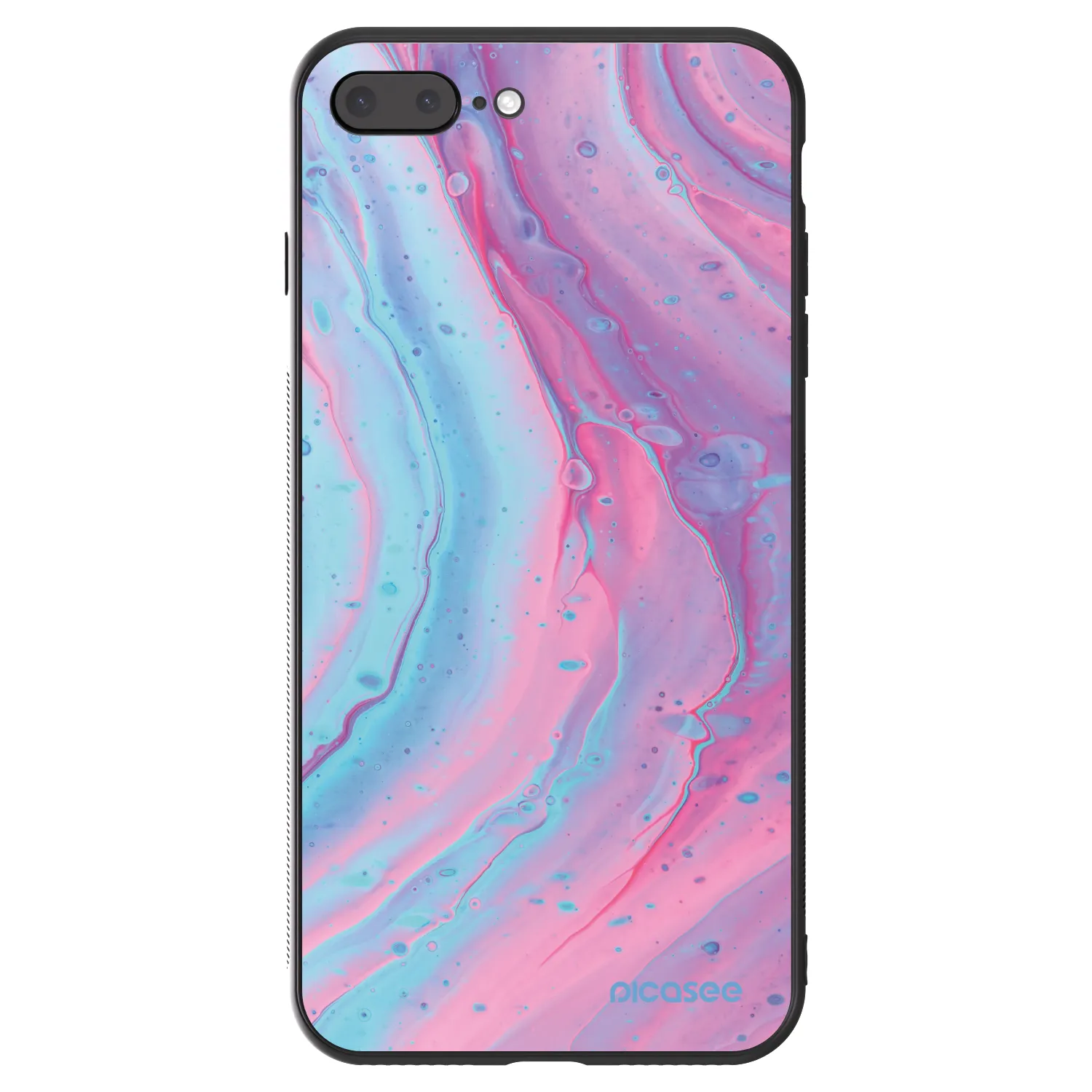 Picasee ULTIMATE CASE für Apple iPhone 8 Plus - Pink liquid