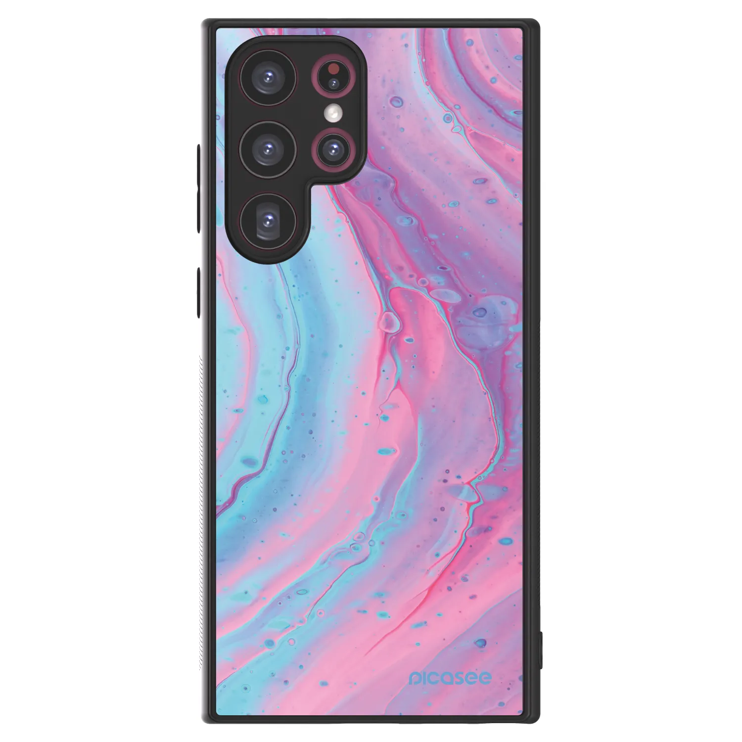 Picasee ULTIMATE CASE für Samsung Galaxy S22 Ultra 5G - Pink liquid