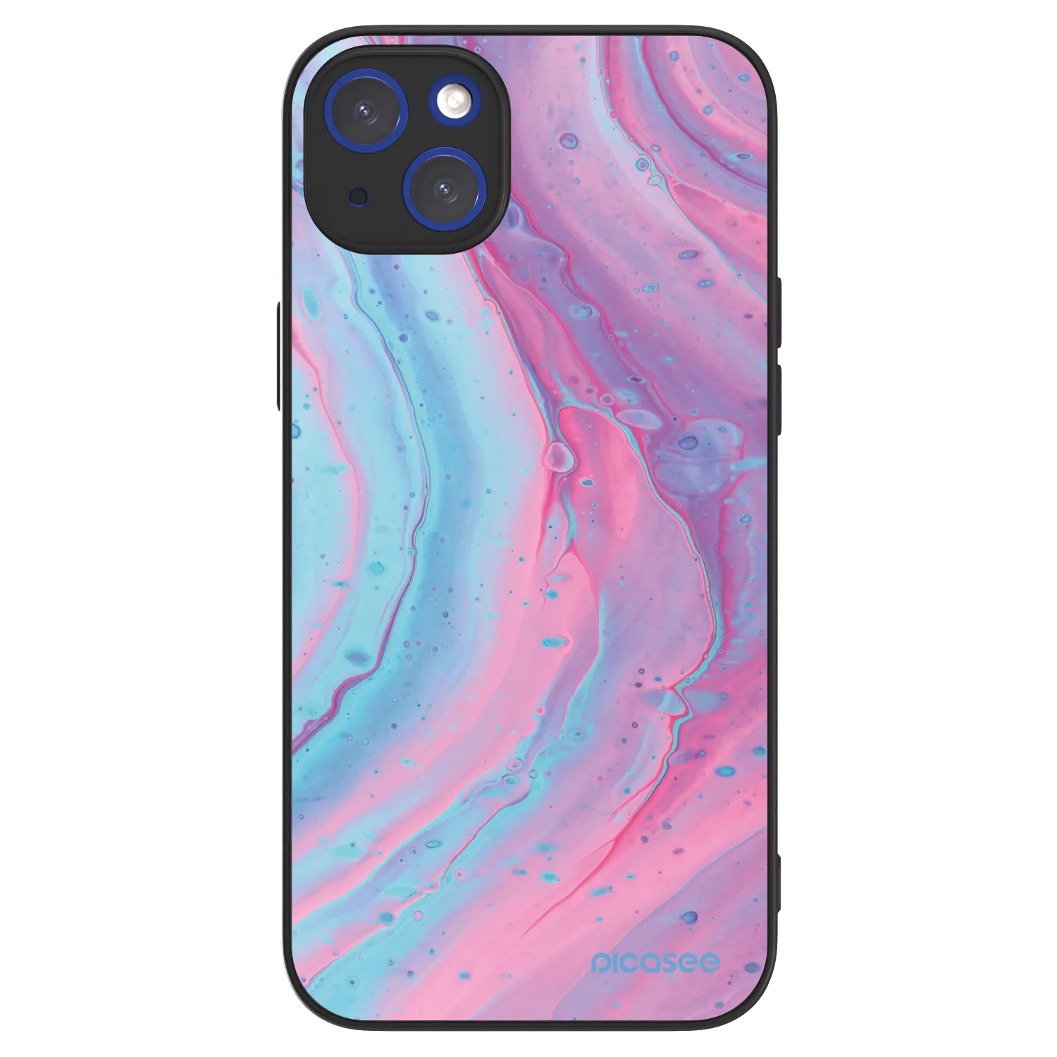 Picasee ULTIMATE CASE MagSafe für Apple iPhone 14 Plus - Pink liquid