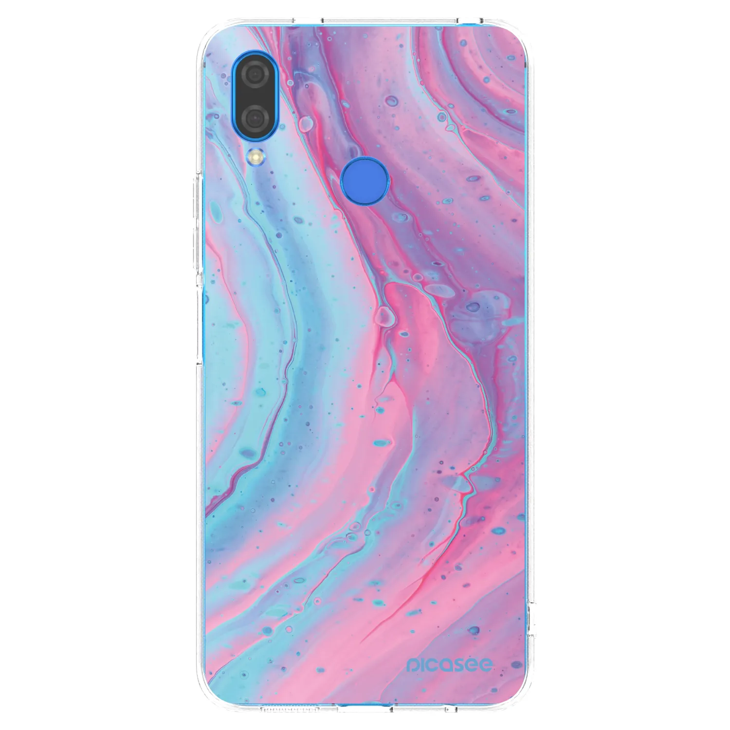 Picasee Huawei Nova 3i Hülle - Transparentes Silikon - Pink liquid
