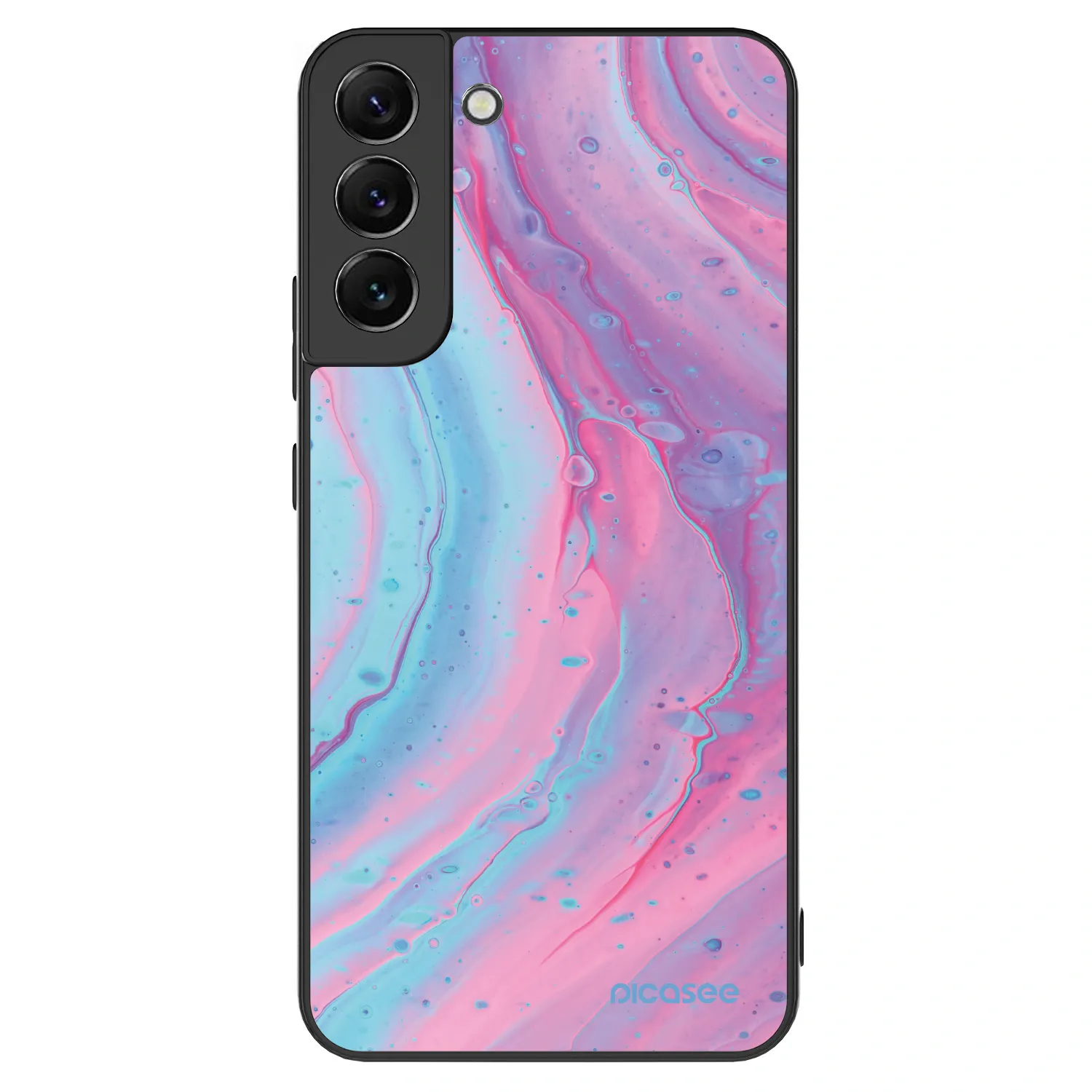 Picasee ULTIMATE CASE PowerShare für Samsung Galaxy S22+ 5G - Pink liquid