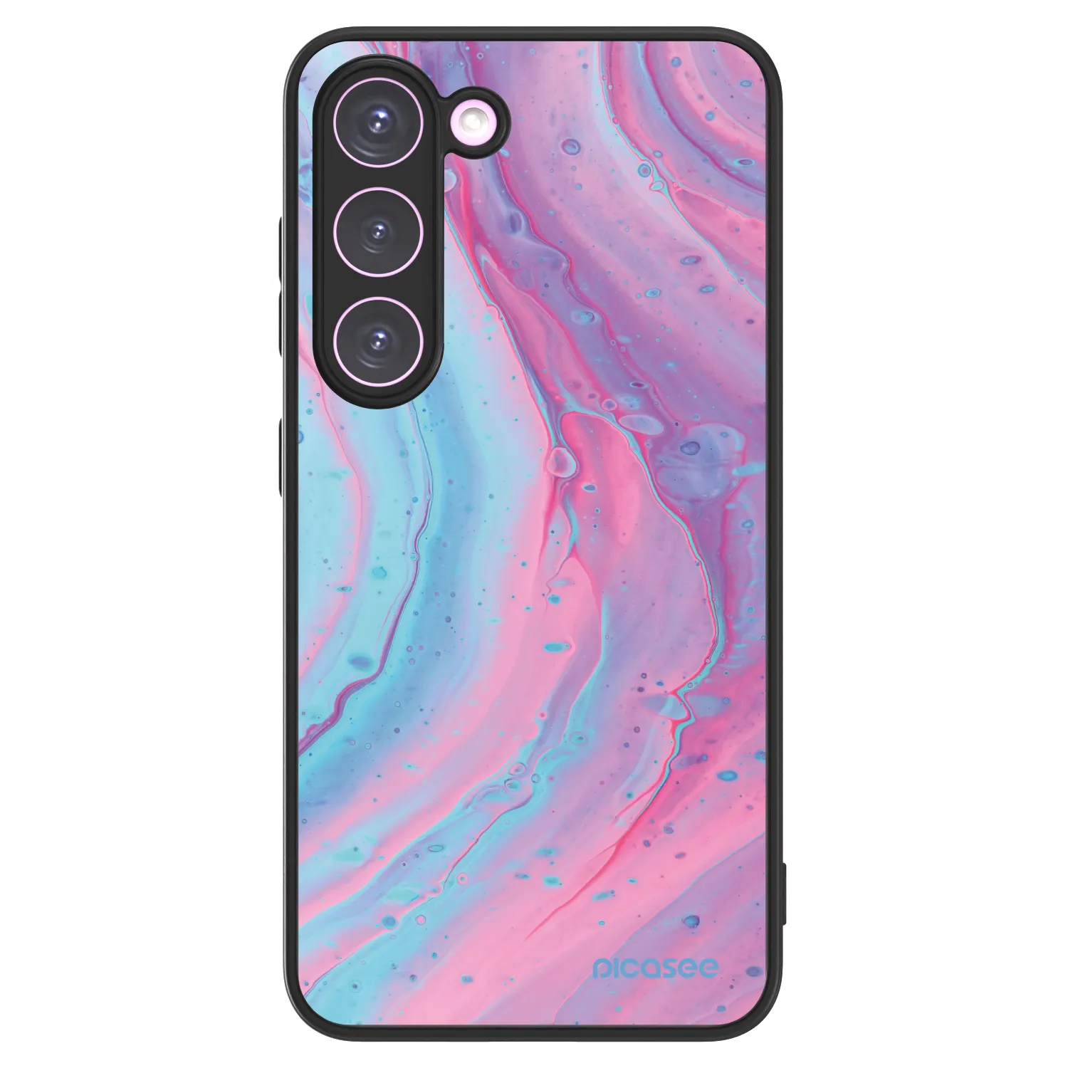 Picasee ULTIMATE CASE PowerShare für Samsung Galaxy S23 5G - Pink liquid