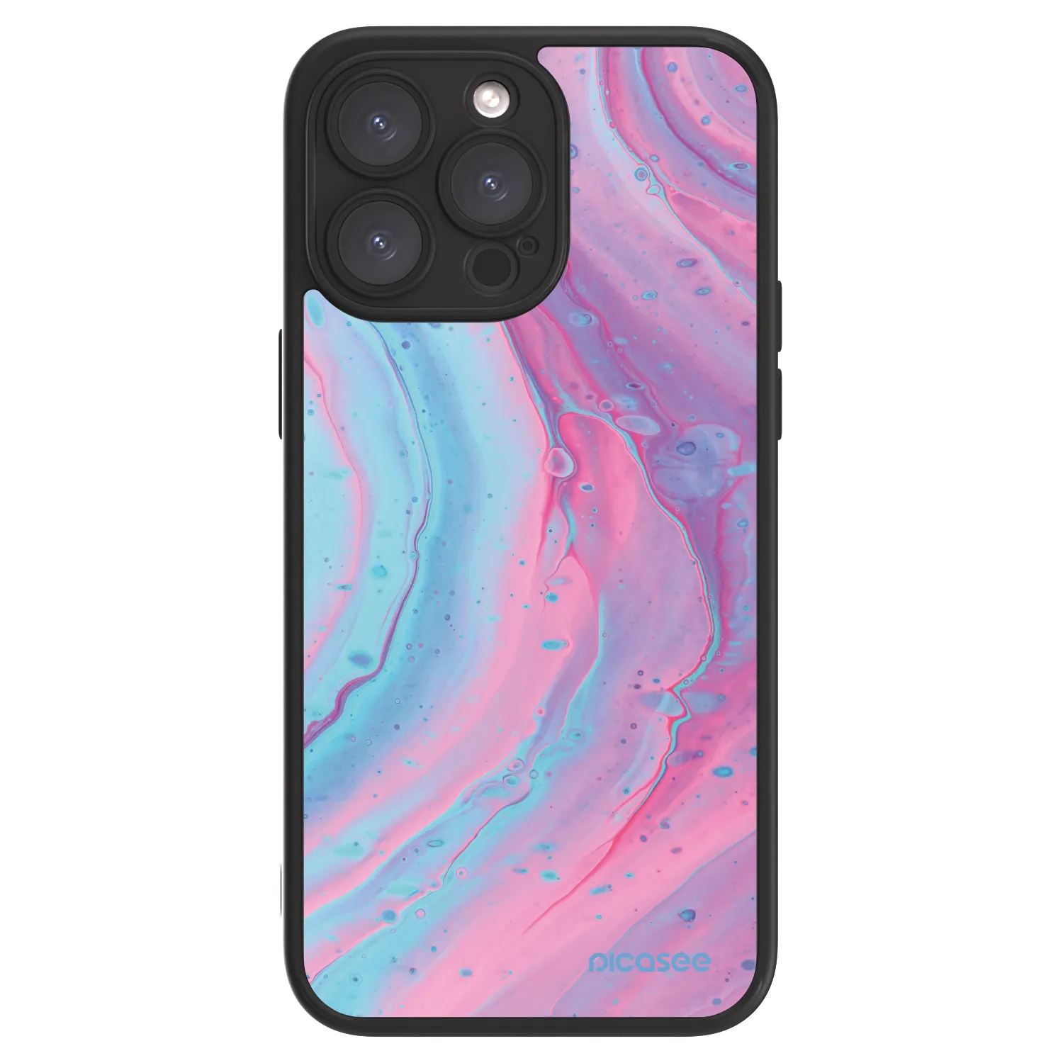 Picasee ULTIMATE CASE MagSafe für Apple iPhone 15 Pro Max - Pink liquid