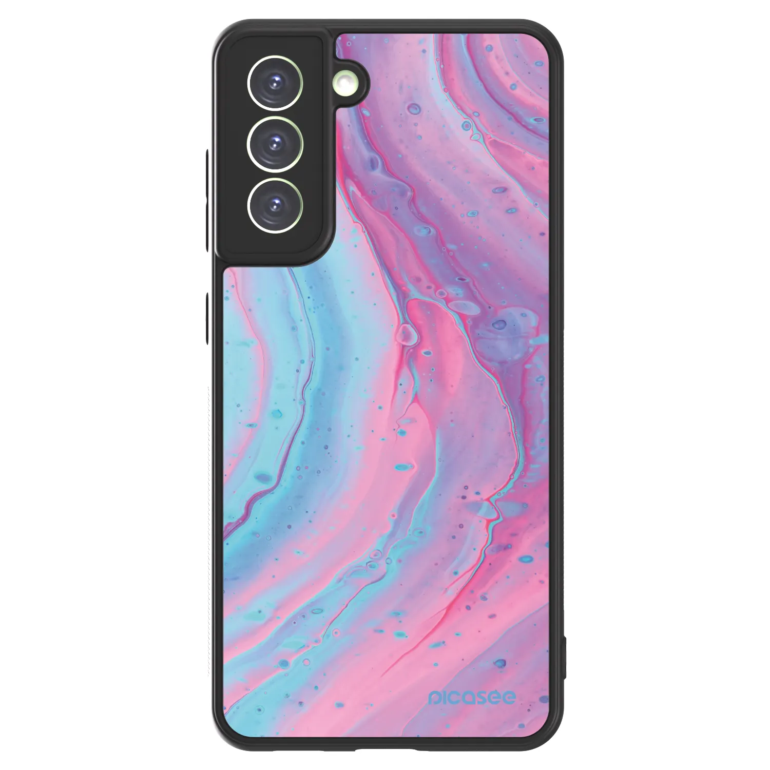 Picasee ULTIMATE CASE PowerShare für Samsung Galaxy S21 FE 5G - Pink liquid