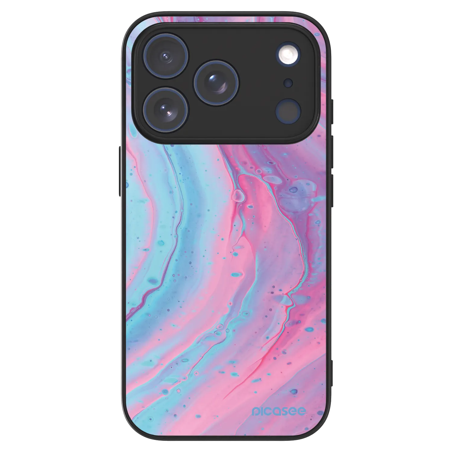 Picasee ULTIMATE CASE MagSafe für Apple iPhone 17 Pro - Pink liquid