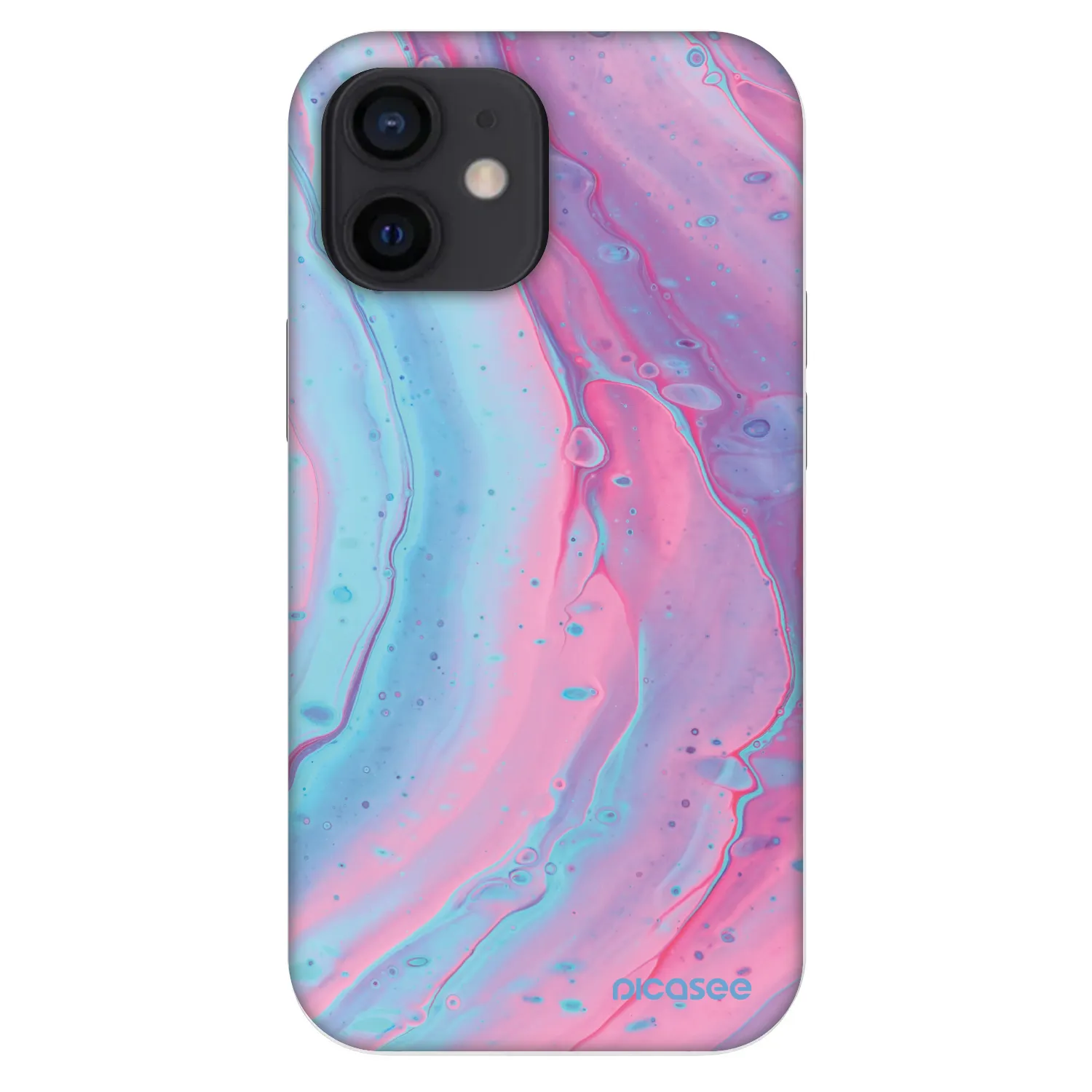 Picasee Fashion Case für Apple iPhone 12 mini - Pink liquid