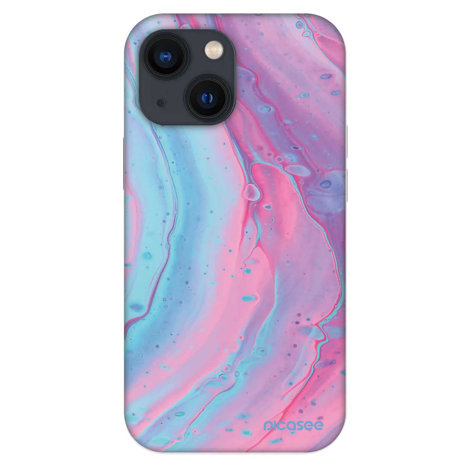 Picasee Fashion Case für Apple iPhone 13 mini - Pink liquid