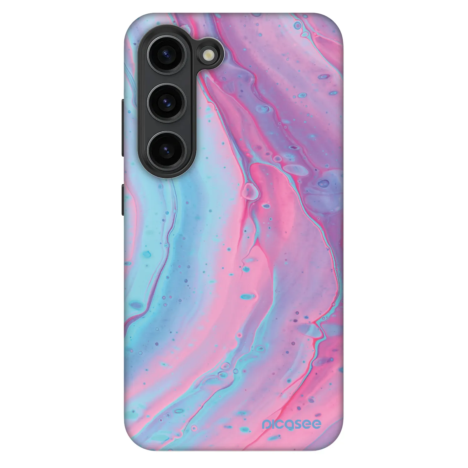 Picasee Fashion Case für Samsung Galaxy S23 5G - Pink liquid